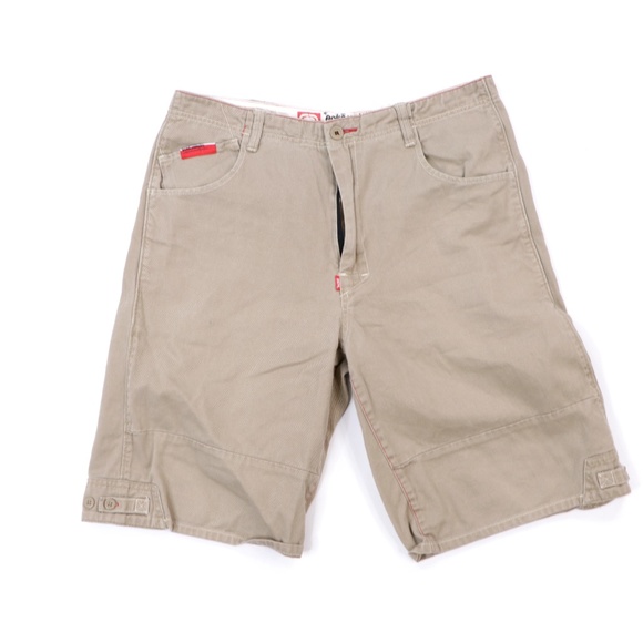 Ecko Unltd Denim Foundry Complex Spell Out Shorts - Picture 1 of 9
